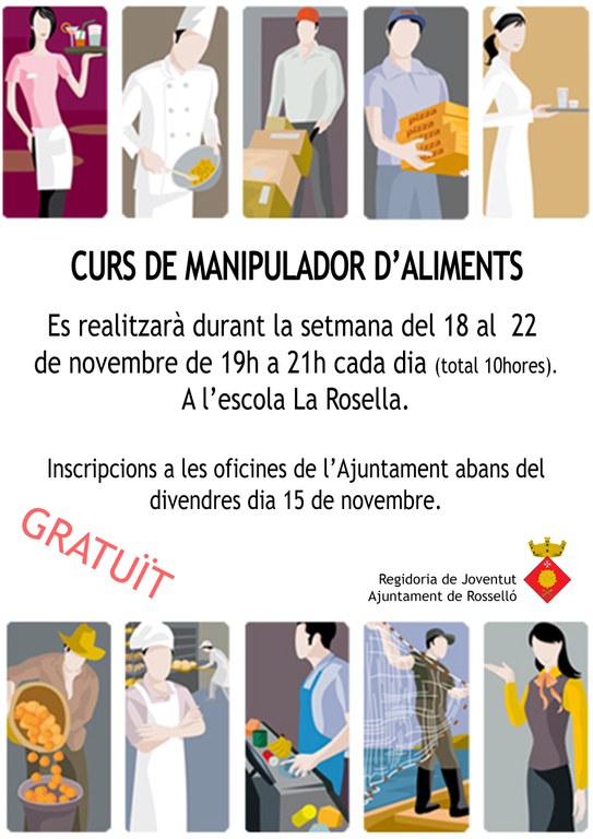 cartell manipulador aliments