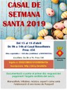 CASAL DE SETMANA SANTA 2019