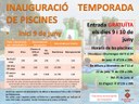 INICI TEMPORADA DE PISCINES